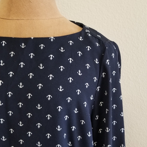 LILA ROSE Long Sleeve Sail Anchor Design - Picture 4 of 6